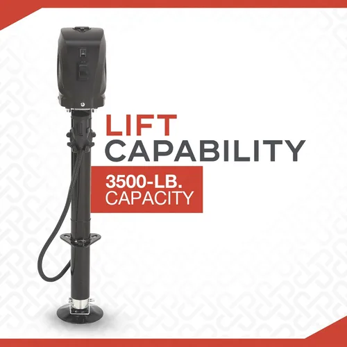 Miniatura 5 de Ultra-Tow Gato de lengua de remolque eléctrico - 3500 libras de capacidad, 12 voltios
