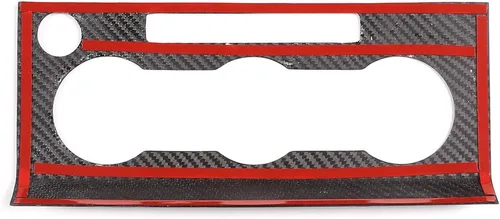 Miniatura 7 de YIWANG - Cubierta para panel de ventilación de coche de fibra de carbono 100% auténtica, para Land Rover Discovery 5 LR5 L462 2017-2020, accesorios