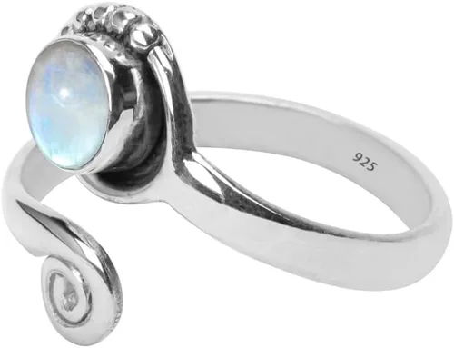 Miniatura 58 de Gemstone Stone Toe Ring 925 Sterling Silver Feet Body Jewellery Handame Toe Ring Gemstone Adjustable Toering For Girls Women Gift Jewellery
