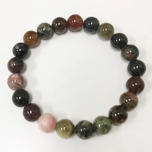 Miniatura 526 de Gem Avenue Handmade Round Bead Stretch Bracelet Unisex Natural Stone Beaded Jewelry for Men & Women, Elastic Wristband for Daily Wear