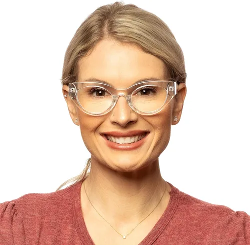 Miniatura 3 de 2SeeLife Lentes de lectura transparentes con diseño de ojo de gato para mujer, para lucir elegante con alta visión, cómodos para todas las formas