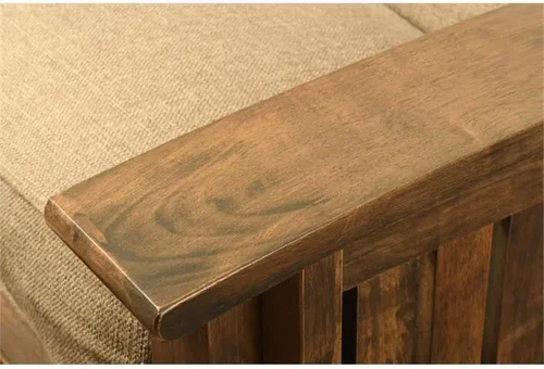 Miniatura 6 de Kodiak Furniture Washington - Marco de futón tamaño Queen con cajones de almacenamiento, marco de futón de madera con colchón incluido en color azul