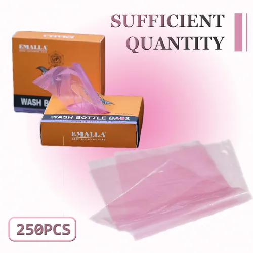 Miniatura 4 de Bolsas para botellas de lavado de tatuajes, 250 unidades, bolsas para botellas de tatuaje, bolsas de plástico para botellas de lavado, suministros