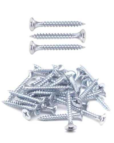 Miniatura 13 de IMScrews 100 tornillos para paneles de yeso de 1 pulgada, Phillips de cabeza plana #6, rosca fina, punta afilada, ideales para paneles de yeso
