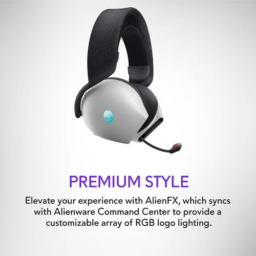 Miniatura 9 de Alienware AW720H Auriculares inalámbricos para juegos de modo dual - Sonido espacial Dolby Atmos, inalámbrico 2.4 GHz, cable de conector de 0.138