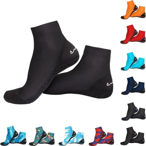 Miniatura 16 de OMGear Calcetines de Agua a Prueba de Arena Botines de Secado Rápido Calcetines de Natación y Buceo para Fútbol de Arena Voleibol de Playa