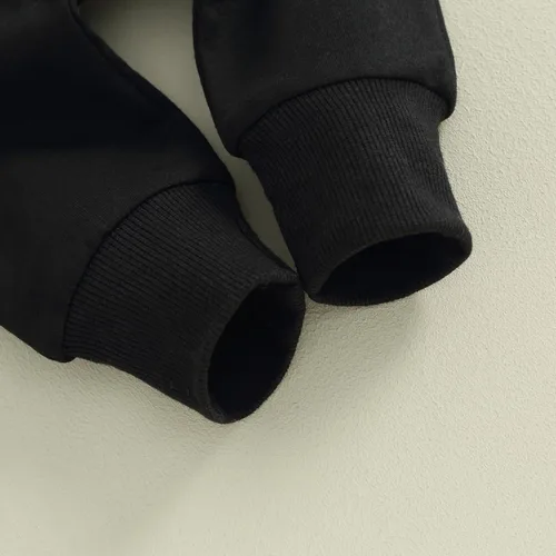 Miniatura 7 de Ehfomius Ropa básica para bebé recién nacido, con cremallera, de manga larga, con capucha, mameluco de una pieza para otoño e invierno