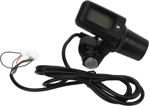 Miniatura 9 de Empuñadura de acelerador de scooter eléctrico, pantalla LCD, acelerador de media torsión para viajeros E Scooter Grip compatible con manillares