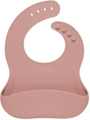 Miniatura 10 de Simple Modern Babero de silicona Babero de comida para niños pequeños Lavanda (Lavender Mist)