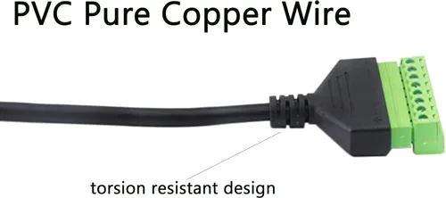Miniatura 5 de XMSJSIY RJ45 8P8C hembra a adaptador de terminal de tornillo de 8 pines, extensor Ethernet Cat5/6/7, extensión de señal de red CCTV DVR Hembra a