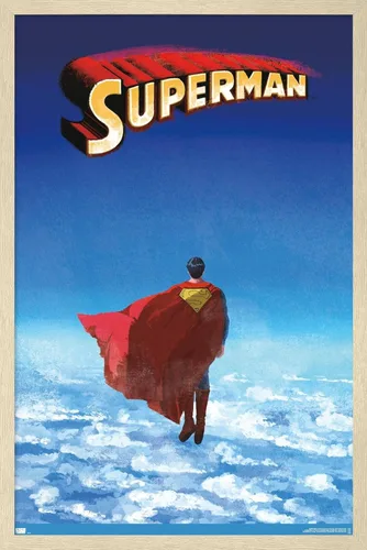 Miniatura 6 de DC Comics Superman - Póster de pared de Skyline Clouds, 34 pulgadas de largo x 22.4 pulgadas de ancho, paquete de póster y clip prémium Paquete