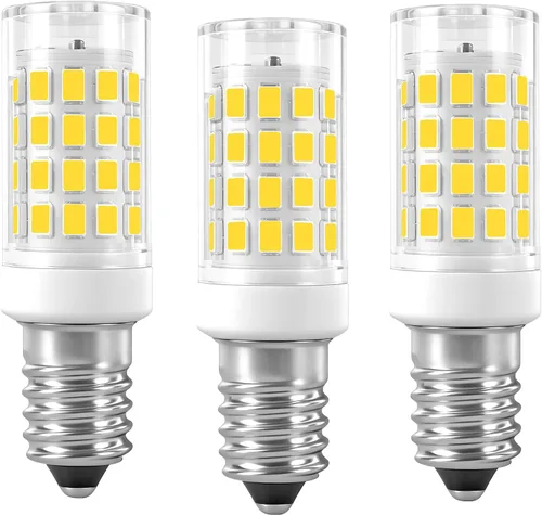 Miniatura 11 de Bombillas LED E14, paquete de 3 bombillas E14 con base de tornillo europea para lámpara de vela de ventana eléctrica, bombilla de refrigerador E14