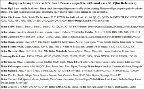 Miniatura 4 de Skysep - Juego completo universal de 5 asientos rodeados de coche color sólido impermeable fundas de asiento de coche protector ajustable extraíble