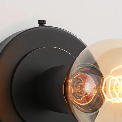 Miniatura 3 de BRIGHTTIA Luna Uno - Aplique de pared de 1 luz, accesorio industrial moderno de mediados de siglo para pared y techo, lámpara minimalista para baño