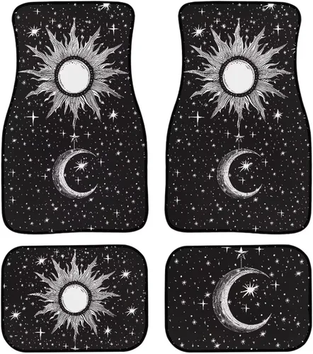 Miniatura 14 de Showudesigns Alfombrillas de automóvil de colibrí, accesorios para asiento delantero y trasero, alfombrillas de ajuste universal para SUV, camiones