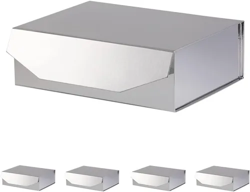 Miniatura 45 de 5 cajas de regalo rosa con cinta de 9.5 x 7 x 4 pulgadas, caja de regalo resistente con tapa para embalaje de regalo, cajas de almacenamiento