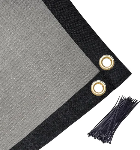 Miniatura 4 de Amagenix GN07 - Toldo 90% pérgola de 7 x 12 pies, color gris claro, con ojales, para jardín, patio, porche, grado comercial, 200 GSM, bridas