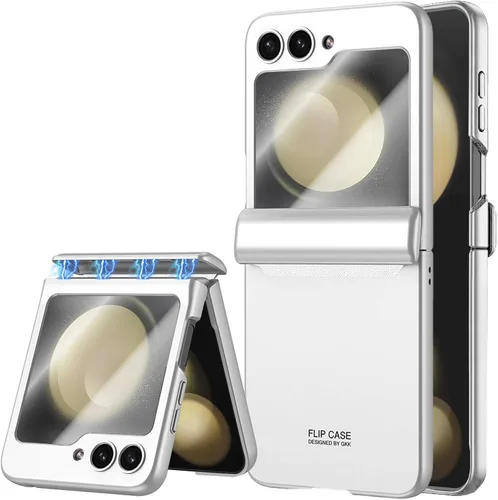 Miniatura 12 de STORMTAL Funda protectora delgada para Samsung Galaxy Z Flip 5, protección de bisagra, protector de pantalla integrado, carga inalámbrica, a prueba