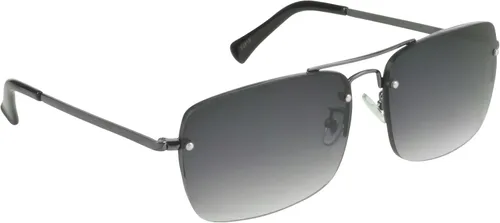 Miniatura 9 de proSPORT Gafas de sol Lectores Lente Completo Cuadrado Aviador Sin Montura Metal Plata Oro Gradiente Gris Marrón Tinte Hombres Mujeres NO BIFOCAL