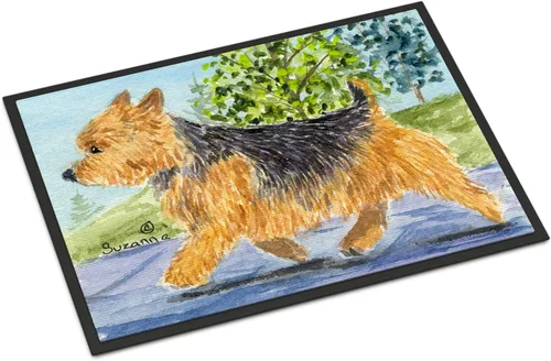 Miniatura 263 de Caroline's Treasures SS8220MAT - Felpudo afgano de 18 x 27 pulgadas, para interiores y exteriores, para entrada, antideslizante, lavable, de pelo