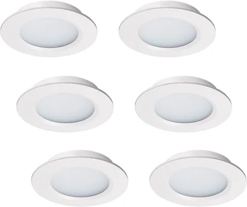 Miniatura 7 de Luces LED de 12V para RV, Barco, Remolque, Camper - Control táctil de 3 temperaturas de color, luz empotrada mini de bajo voltaje regulable, paquete