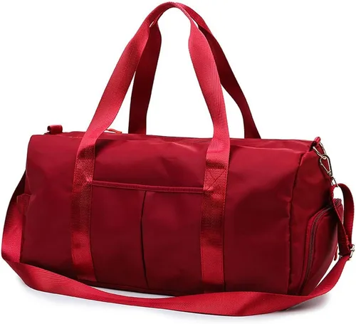 KARRESLY Bolsa deportiva de gimnasio para mujer, bolsa de viaje con bolsillo húmedo y compartimento para zapatos para entrenamiento, natación, yoga