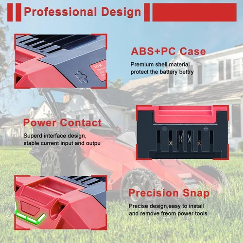 Miniatura 4 de DTK Reemplazo de batería para batería SKIL 40V 2.0Ah BY8723C BY8705-00 BY8708C-01 BY8723C-00 PWRCore Lithium