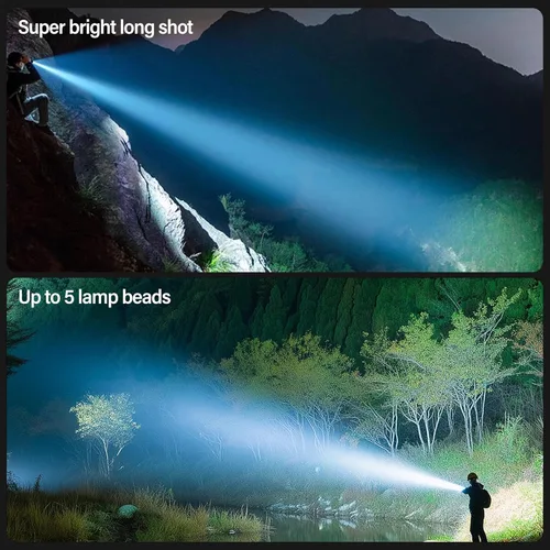 Miniatura 3 de Philips SFL3403 Luz de Mano Brillante de 350 Lúmenes de Alto Flujo con 5 Modos, Linternas LED Recargables Portátiles, Mini Linterna EDC USB con Luz
