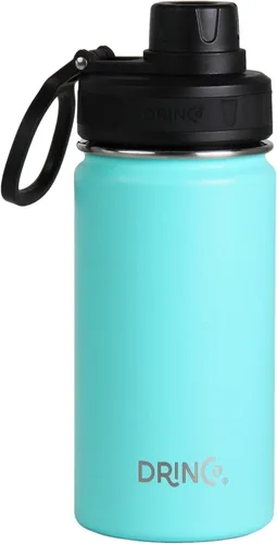 Miniatura 40 de Drinco - Botella de agua de acero inoxidable con boquilla, tapa aislada al vacío, botella de agua de doble pared, de boca ancha