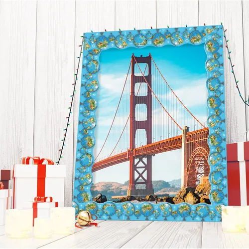 Miniatura 7 de Tablero de anuncios de 67 pies con diseño de globos de mapa del mundo, decoración de tablón de anuncios de Adventure Awaits, adorno de viaje