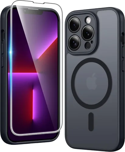 Miniatura 586 de FNTCASE Funda para iPhone 13 Pro-Max: Fundas magnéticas transparentes compatibles con Magsafe Slim anti amarillamiento protección contra caídas