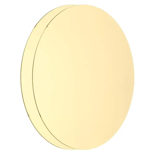Miniatura 22 de MECCANIXITY 2 Piezas Placa Redonda de Latón, 150mm (5.91") de Diámetro Láminas de Cobre Puro, Lámina de Metal de Latón Cobre H62 de 0.5mm