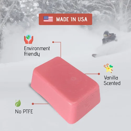 Miniatura 5 de ZUMWax - Cera de cerámica nórdica para esquí, snowboard y esquí, 4.94 oz, temperatura fría, duradera, sin PFAS. Fabricado con cerámica ecológica