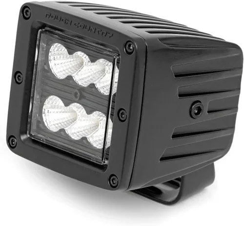 Miniatura 3 de Rough Country 2" Barra de luces CREE LED cuadradas de la Serie Negra Inundación - 70133BL