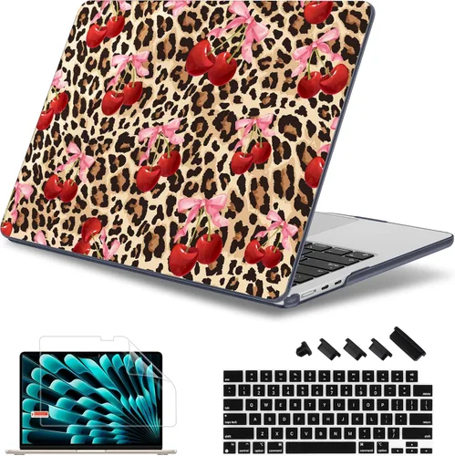 Miniatura 34 de May Chen para M4 MacBook Air de 13.6 pulgadas Funda 2025 2024 2023 2022 Modelos: A3240 A3113 M3 A2681 M2, Carcasa de plástico rígido para MacBook