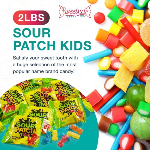 Miniatura 2 de SourPatch Kids - Paquete de dulces a granel para niños, tamaño divertido para cine, relleno de cesta de relleno de vacaciones, bolsas de fiesta