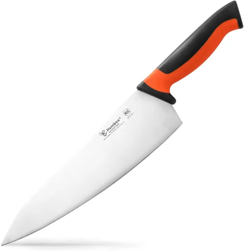 Miniatura 14 de Cuchillo de chef de 12 pulgadas, hoja de acero inoxidable de alto carbono certificada NSF – Mango ergonómico codificado por colores, cuchillo