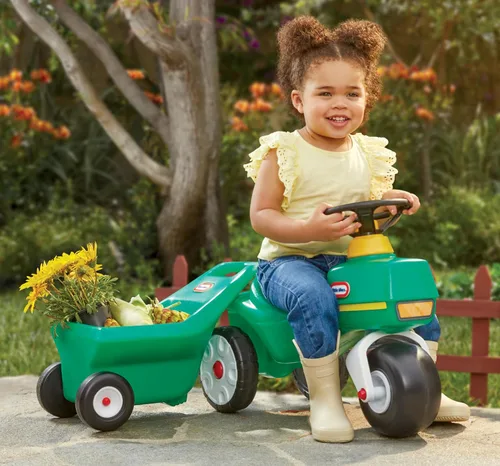Miniatura 3 de Little Tikes Tractor y carrito, correpasillos, para niños y niñas de 1 a 5 años