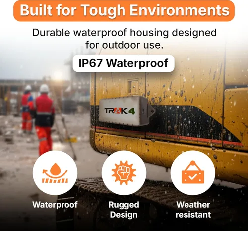 Miniatura 5 de Trak-4 - Rastreador GPS para vehículos, activos, equipos. Batería de larga duración, resistente al agua, seguimiento global. Requiere suscripción