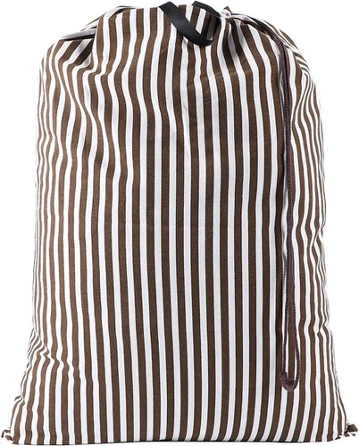Miniatura 22 de Bolsa de lavandería SWISSELITE con asa y cordón, bolsa de lavandería grande y resistente, 28 x 40 pulgadas, bolsa de ropa sucia de viaje