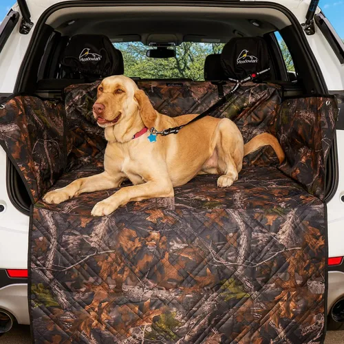 Miniatura 16 de Meadowlark Funda de Asiento de Coche para Perro, Funda de Asiento de Mascota Extra Resistente Talla X-Large para Asiento Trasero, Hamaca para Perro