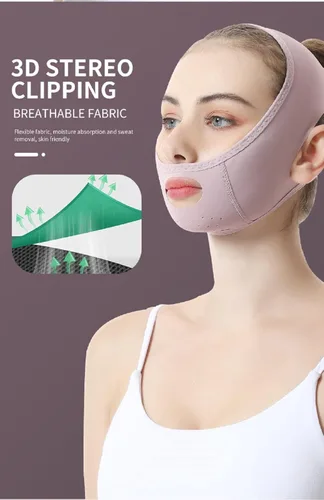 Miniatura 6 de Serena.H New Beauty - Máscara para dormir con forma de V, reutilizable en forma de V, máscara facial en forma de V, máscara de elevación de línea