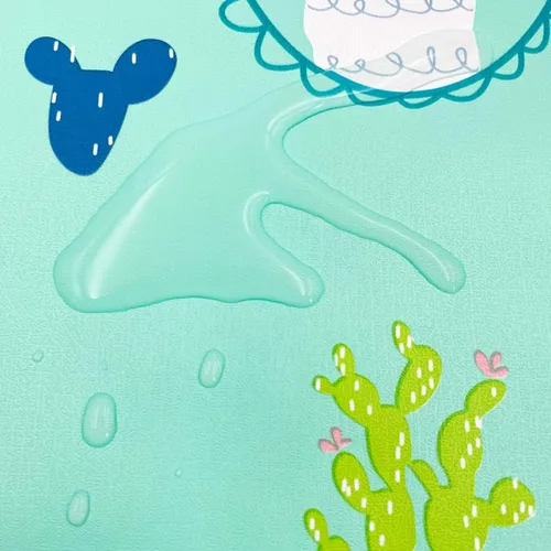 Miniatura 8 de Revestimiento de estante de alpaca cactus, autoadhesivo, impermeable, para cajón, protege los muebles, decoración de la superficie de la pared