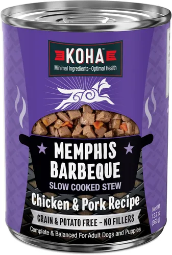 Miniatura 11 de KOHA Greek Island - Estofado a la parrilla para perros con pollo y cordero, comida húmeda para perros con alto contenido de proteínas, latas de 12.7
