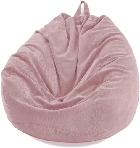 Morbuy Funda para silla puff para niños y adultos (sin relleno), funda de pana suave para sofá cama, lavable, de gran tamaño, para sala de estar,