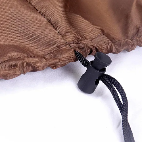 Miniatura 2 de Juego de sillas de mesa de patio con agujero para paraguas, resistente al agua, funda para muebles de exterior, rectangular, ovalada, para mesa