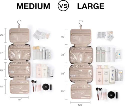 Miniatura 3 de BAGSMART bolsa de aseo con bolsa de lona, Bagsmart Neceser con bolsa de lona