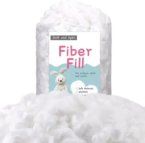 Miniatura 13 de LOKUNN Fibra de poliéster de 2.12 oz/60 g, relleno de fibra de poliéster (2.12 oz ~ 3.97 libras), relleno para animales de peluche, relleno