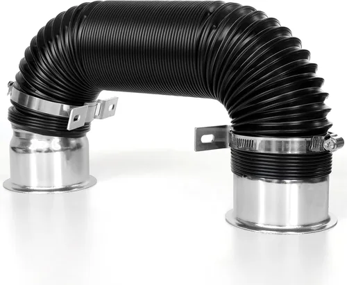 Miniatura 7 de Conducto de admisión del tubo de admisión, 3 pulgadas/2.992 in Tubo de entrada de frío de aluminio universal para automóvil automotriz- Rojo