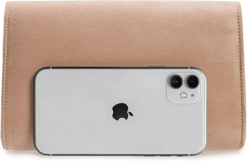 Miniatura 3 de Bolso de noche para mujer, bolso de mano elegante, bolso de ante sintético para boda